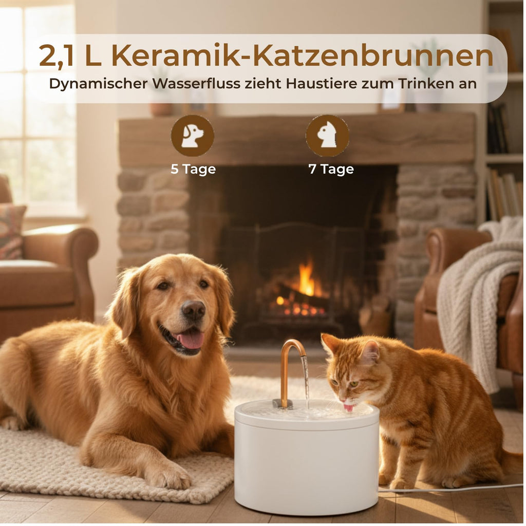 MISFANS Katzenbrunnen Keramik